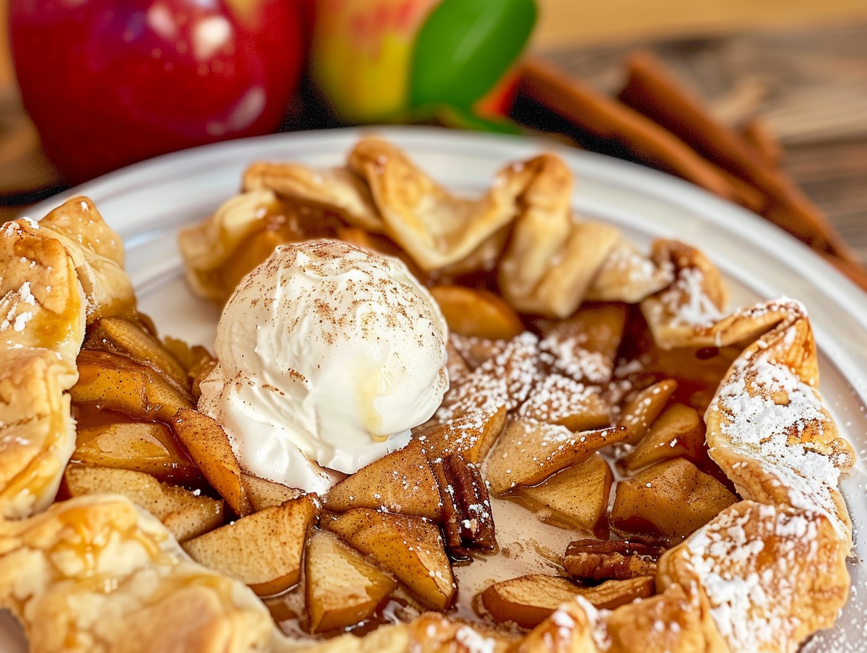 Apple Cinnamon Galette