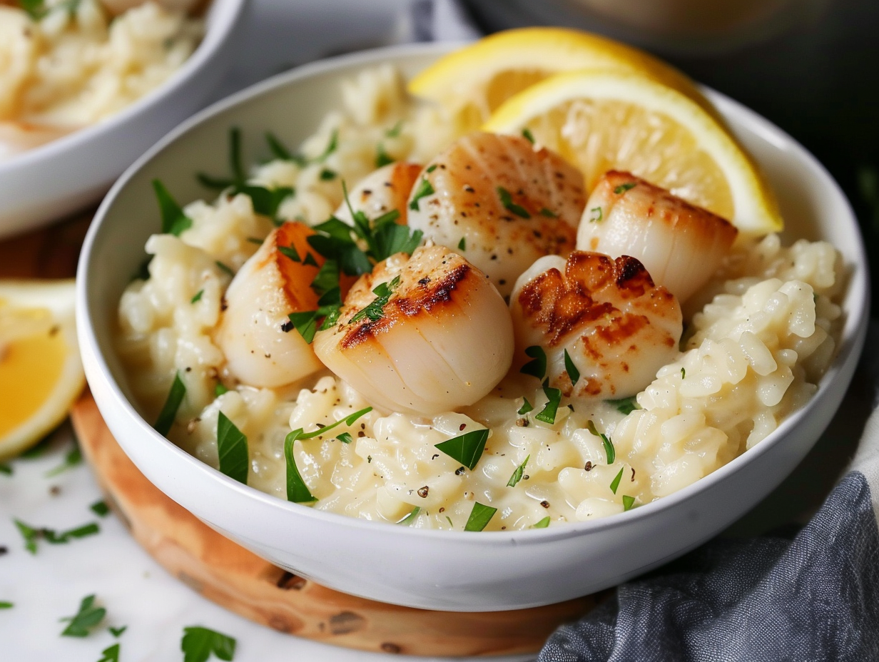 Bay Scallop Risotto Recipe