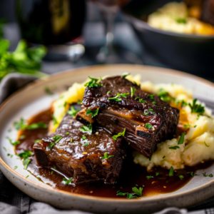 Red Wine Braised Beef Short Ribs Recipe