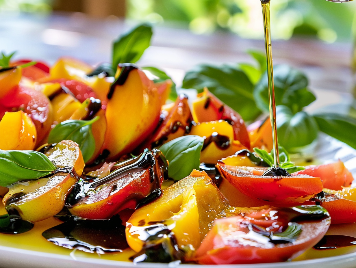 Tomato Peach Salad Recipe