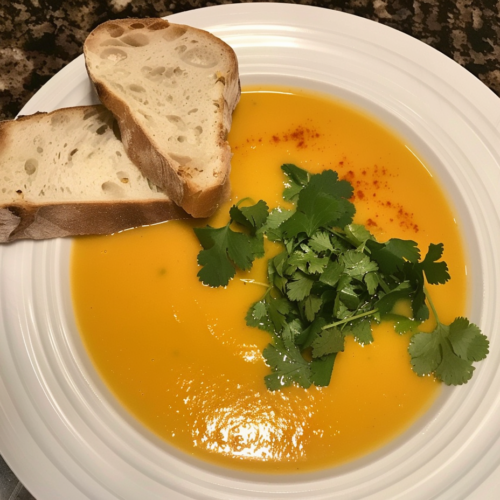 Saffron Butternut Squash Soup