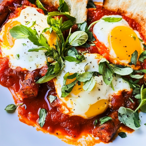 Shakshuka with Sausage Recipe